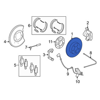 Mercedes-Benz OE - Rear Disc Brake Rotor