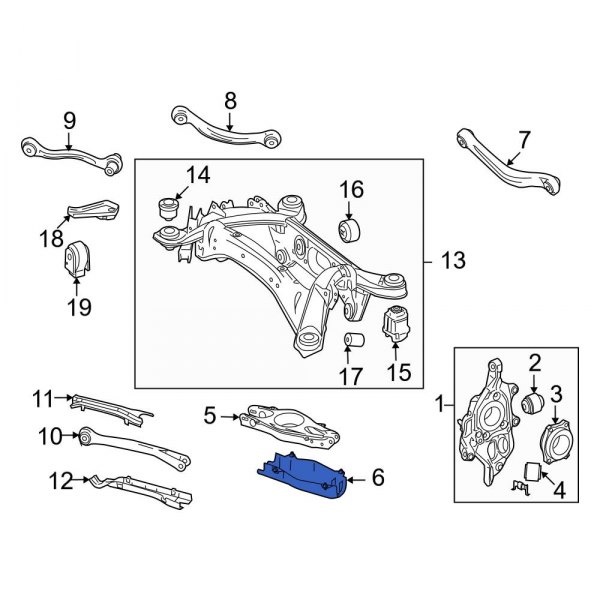 Suspension Control Arm Cover