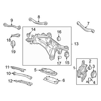 Mercedes-Benz OE - Rear Suspension - Suspension Components (Sedan)