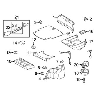 Mercedes-Benz OE - Rear Body & Floor - Interior Trim (Sedan)
