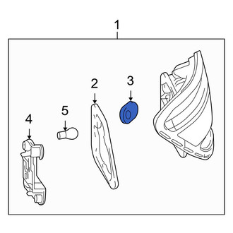 Mercedes-Benz OE - Tail Light Housing Seal
