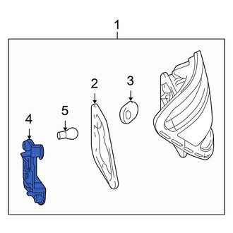 Mercedes-Benz OE - Left Tail Light Bracket
