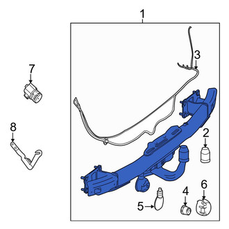 Mercedes-Benz OE - Rear Trailer Hitch