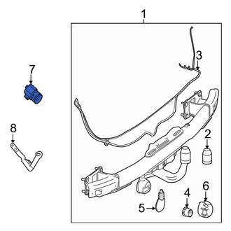 Mercedes-Benz OE - Rear Trailer Hitch