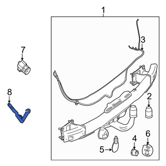 Mercedes-Benz OE - Rear Trailer Hitch
