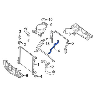 Mercedes-Benz OE - Engine Coolant Overflow Hose