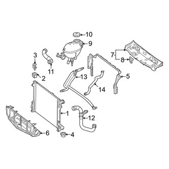 Mercedes-Benz OE - Cooling - Radiator & Components (Sedan)