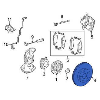 Mercedes-Benz OE - Front Disc Brake Rotor
