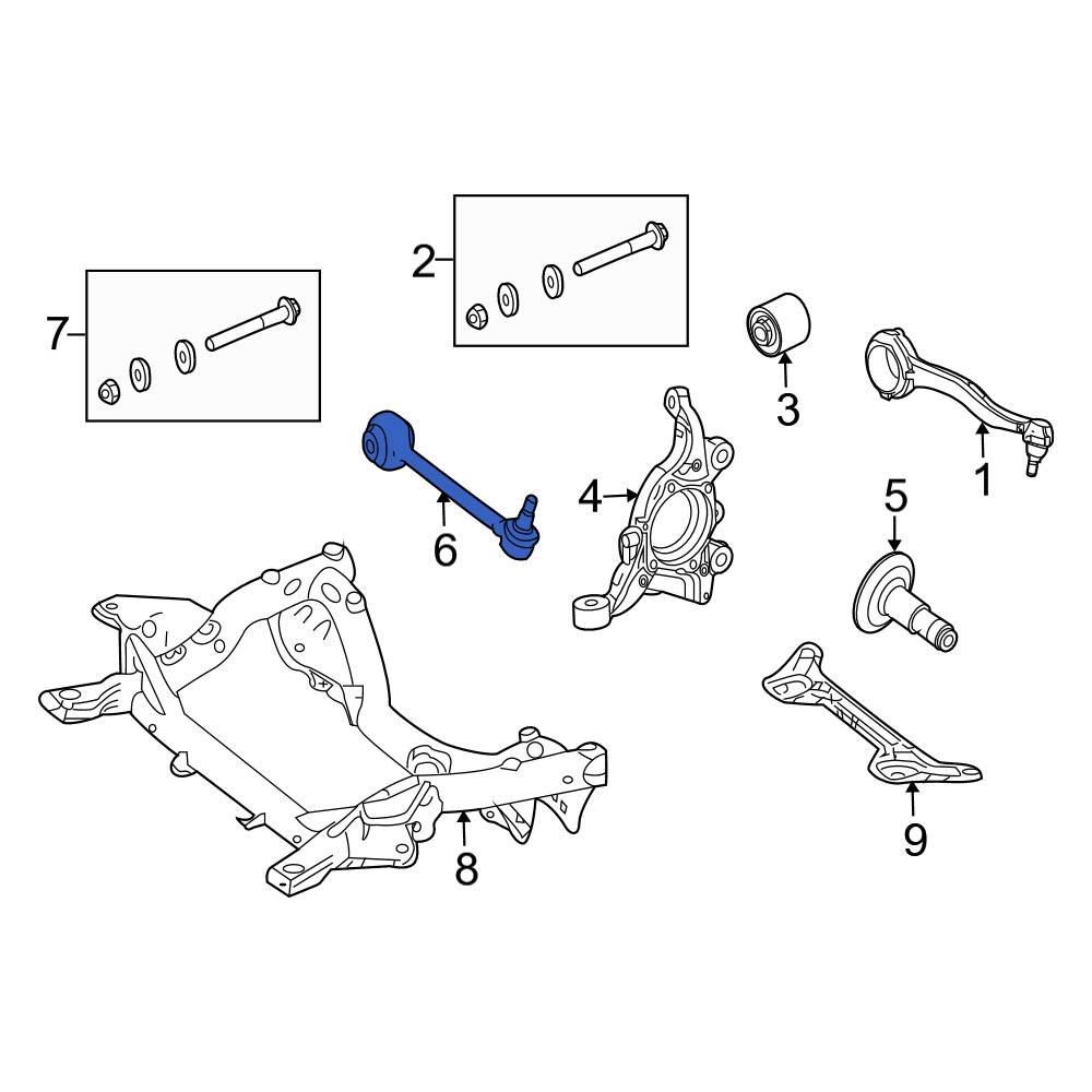 Mercedes Benz Oe Front Left Lower Suspension Control Arm