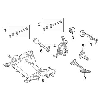 Mercedes-Benz OE - Front Suspension - Suspension Components (Sedan)