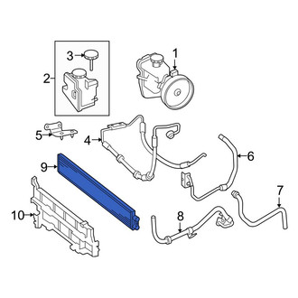 Mercedes-Benz OE - Front Power Steering Cooler