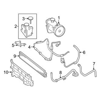 Mercedes-Benz OE - Steering Gear & Linkage - Pump & Hoses (Sedan)