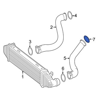 Mercedes-Benz OE - Intercooler Tube Seal