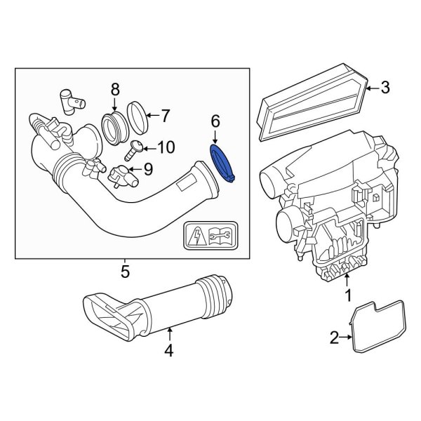 Engine Air Duct Clamp