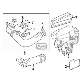 Mercedes-Benz OE - Engine - Air Intake (Sedan 1.8L)