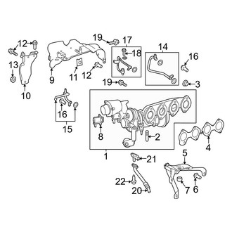 Mercedes-Benz OE - Engine - Turbocharger & Components (Sedan 1.8L)