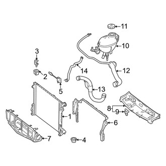 Mercedes-Benz OE - Cooling - Radiator & Components (Sedan)