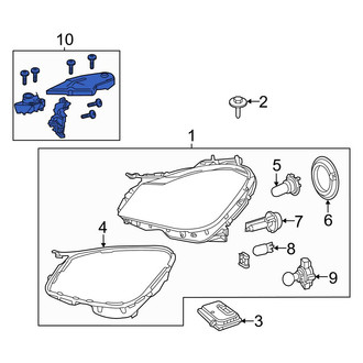 Mercedes-Benz OE - Left Headlight Restoration Kit