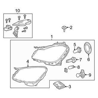 Mercedes-Benz OE - Front Lamps - Headlamp Components (Coupe)