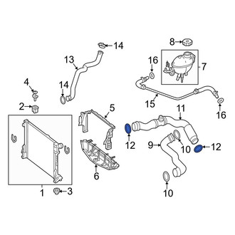 Mercedes-Benz OE - Engine Coolant Pipe Seal