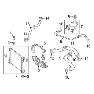 Mercedes-Benz OE - Cooling - Radiator & Components (Coupe)