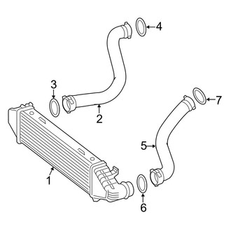 Mercedes-Benz OE - Cooling - Intercooler (Coupe 1.8L)