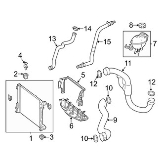 Mercedes-Benz OE - Cooling - Radiator & Components (Coupe)