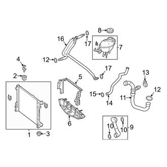 Mercedes-Benz OE - Cooling - Radiator & Components (Coupe)