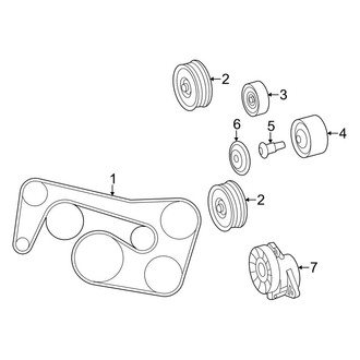 Mercedes-Benz OE - Cooling - Belts & Pulleys (Coupe)
