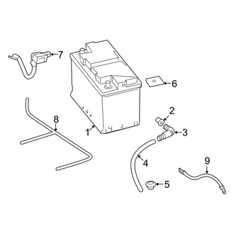 Mercedes-Benz OE - Electrical - Battery (Coupe)