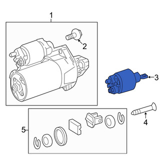 Mercedes-Benz OE - Starter Solenoid