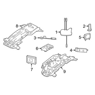 Mercedes-Benz OE - Electrical - Antenna (Coupe)