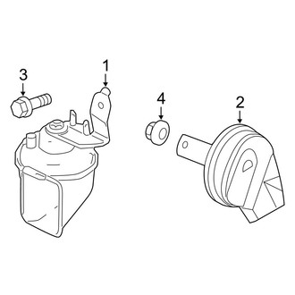 Mercedes-Benz OE - Electrical - Horn (Coupe)