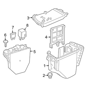 Mercedes-Benz OE - Electrical - Fuse & Relay (Underhood), (Coupe)