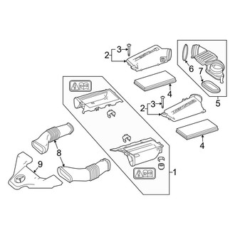 Mercedes-Benz OE - Engine - Air Intake (Coupe 6.3L)