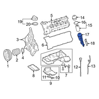 Mercedes-Benz OE - Engine Oil Filter Housing
