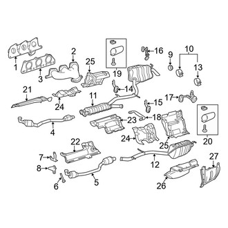 Mercedes-Benz OE - Exhaust System - Exhaust Components (Coupe)