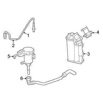 Mercedes-Benz OE - Emission System - Emission Components (Coupe Gas)