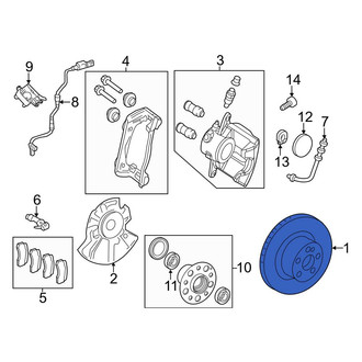 Mercedes-Benz OE - Front Disc Brake Rotor