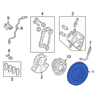 Mercedes-Benz OE - Front Disc Brake Rotor