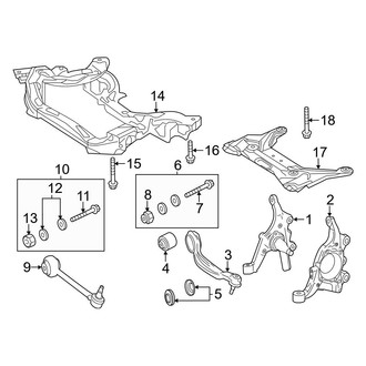 Mercedes-Benz OE - Front Suspension - Suspension Components