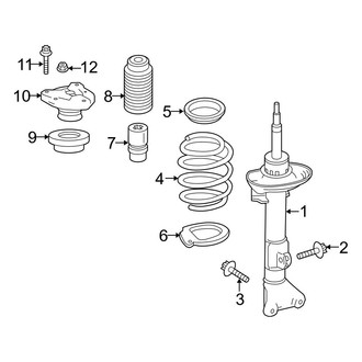 Mercedes-Benz OE - Front Suspension - Struts & Components (Coupe)