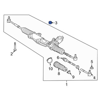 Mercedes-Benz OE - Rear Upper Suspension Control Arm Nut