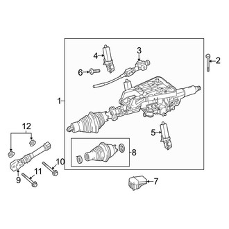 Mercedes-Benz OE - Steering Column - Lower Components (Coupe)