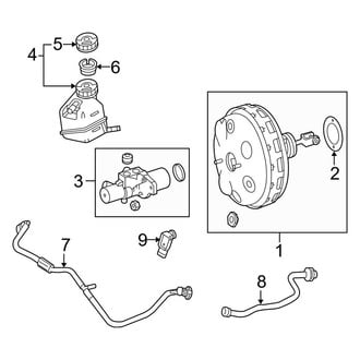 Mercedes-Benz OE - Cowl - Components on Dash Panel (Coupe)