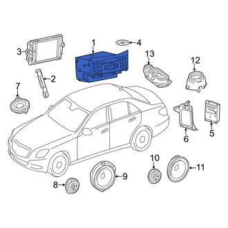 Mercedes-Benz OE - Radio Control Unit