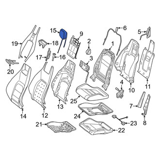 Mercedes-Benz OE - Front Left Headrest