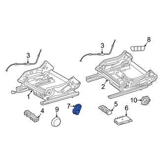Mercedes-Benz OE - Right Power Seat Switch