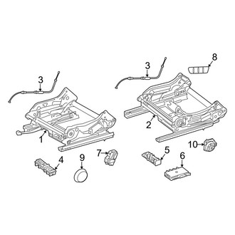 Mercedes-Benz OE - Seats & Tracks - Tracks & Components (Seat Adjuster), (Coupe)