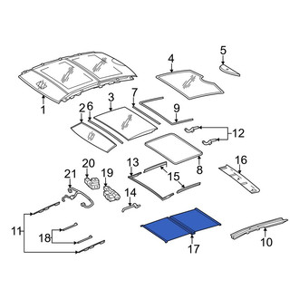 Mercedes-Benz OE - Sunroof Cover